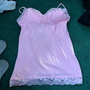 Brand is NoBo, size is L, Lacey tank top